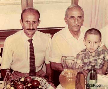 Azer with his son and grandson (1980s). Photo: Family of Azer Alasgarov.  
